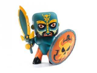 Arty Toys, Skull night Djeco kalóz figura szablyával és pajzzsal - 6912
