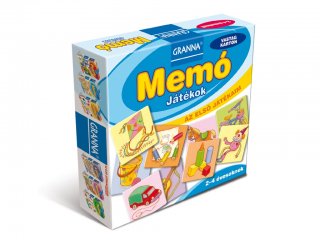 Az első játékaim, Memó Játékok (Granna, képkeresős memóriajáték, 2-4 év)