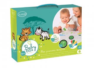 Baba kreatív készlet, Szafari (Aladine, 85060, kreatív készlet, 18 hó-4 év)