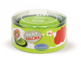 Baba nyomdapárna, piros+zöld (Aladine, A03852, kreatív játék, 1-3 év)