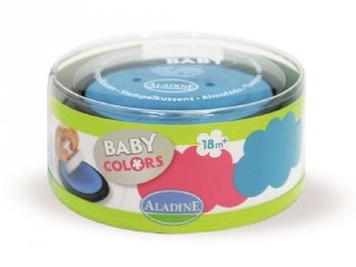 Baba nyomdapárna, türkiz+pink (Aladine, A03851, kreatív játék, 1-3 év)
