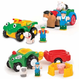 Barátok a farmról, 3 jármű egyben (Wow Toys, farmos járművek, 18 hó-5 év)