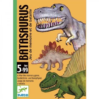 Batasaurus, Dínócsata (Djeco, 5136, memória kártyajáték, 5-99 év)