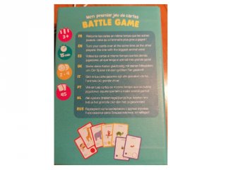 Battle Game, megfigyelős és párosító kártyajáték óvodásoknak (Auzou, 3-5 év)