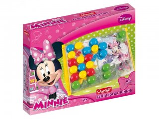 Bébi óriás pötyi, Minnie egér (Quercetti, 4200, 48 db-os kreatív játék, 1-3 év)