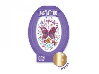Big Tattoo Butterfly, Djeco bőrbarát tetováló matrica - 9604