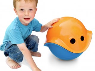 Bilibo, narancs (Moluk, mozgás-, és egyensúlyfejlesztő játék, 1-7 év)