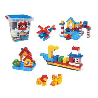 Blox, 250 db-os Lego kompatibilis építőjáték készlet tárolódobozban (4-12 év)