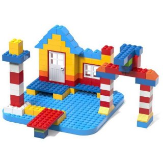 Blox, 250 db-os Lego kompatibilis építőjáték készlet tárolódobozban (4-12 év)