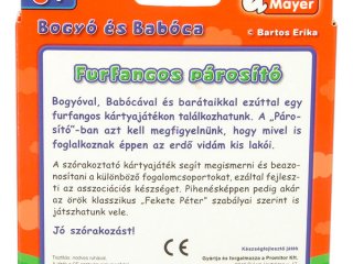 Bogyó és Babóca, Furfangos Párosító (Keller & Mayer, Fekete Péter és párosító kártyajáték egyben, 2-5 év)