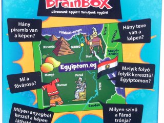 BrainBox, A világ országai (memóriafejlesztő kvíz társasjáték, 8-99 év)