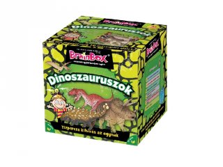 BrainBox Dinoszauruszok, memóriafejlesztő kvíz társasjáték (5-14 év)