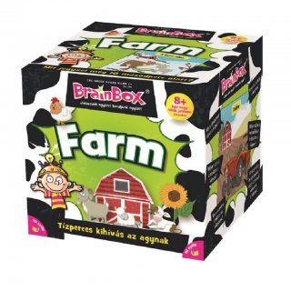 BrainBox, Farm (memóriafejlesztő kvíz társasjáték, 8-99 év)