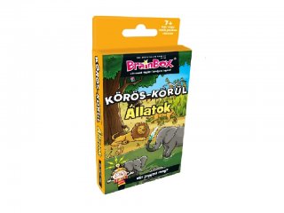 Brainbox, Körös körül állatok (Memóriafejlesztő társasjáték, 7-14 év)