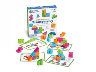 Brainometry, 34 db-os Learning Resources logikai STEM építőjáték (9306, 5-9 év)