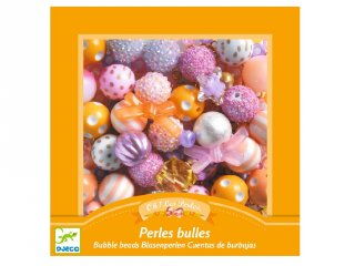 Buborék gyöngyök Arany, Djeco ékszerkészítő kreatív szett - 0026 (4-8 év)