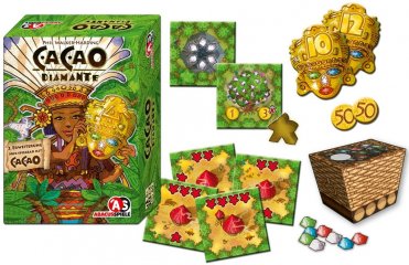 Cacao, Diamante kiegészítő, stratégiai társasjáték (családi társasjáték, 8-99 év)
