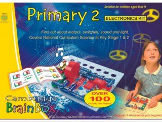 Cambridge BrainBox Primary 2., Elektromos kísérletező alapkészlet (BB-01, 100 Elektronikai kísérlet egy játékban, 7-99 év)
