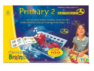 Cambridge BrainBox Primary 2., Elektromos kísérletező alapkészlet (BB-01, 100 Elektronikai kísérlet egy játékban, 7-99 év)