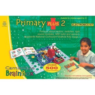Cambridge BrainBox Primary 2. Plus, Elektromos kísérletező alapkészlet Plus (BB-02, 500 Elektronikai kísérlet egy játékban, 7-99 év)