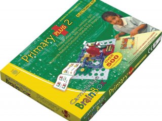 Cambridge BrainBox Primary 2. Plus, Elektromos kísérletező alapkészlet Plus (BB-02, 500 Elektronikai kísérlet egy játékban, 7-99 év)