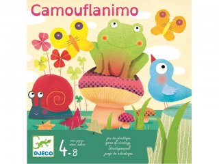 Camouflanimo (Djeco, 8497, stratégiai társasjáték, 4-8 év)