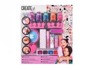 Canenco Create It! Make-Up szett színváltós/csillámos, kreatív készlet (kétféle, 6-10 év)