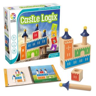 Castle Logix (Smart Games, egyszemélyes logikai játék, 3-8 év)