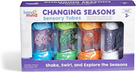 Changing Seasons Sensory Tubes, Learning Resources stresszoldó játék (95385, 3-10 év)