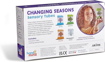 Changing Seasons Sensory Tubes, Learning Resources stresszoldó játék (95385, 3-10 év)