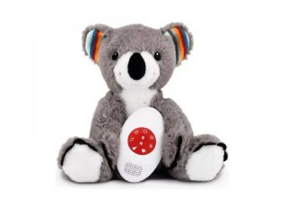 Coco zenélő, nyugtató plüss koala, babajáték (ZA)