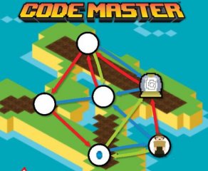 Code Master, program-, és útvonaltervező egyszemélyes logikai játék (Thinkfun, 58205, 8-99 év)