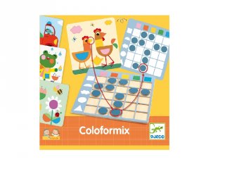Coloformix, Djeco forma- és színfelismerést fejlesztő logikai játék - 8351 (3-7 év)