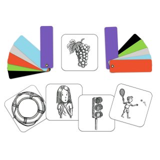 Color connect Színes kapcsolatok, Djeco színasszociációs kártyajáték - 5088 (6-99 év)