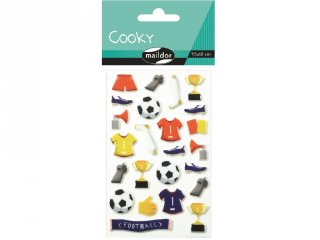 Cooky 3D matrica, Foci (Avenue Mandarine, kb. 20 db-os kreatív játék, 3-12 év)
