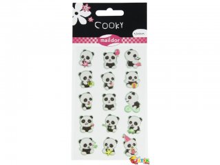 Cooky 3D matrica, Panda (Avenue Mandarine, kb. 20 db-os kreatív játék, 3-12 év)