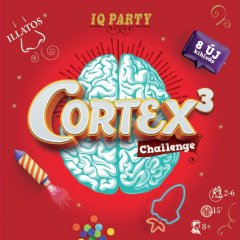 Cortex 3, IQ kvíz party társasjáték (piros, 8-99 év)