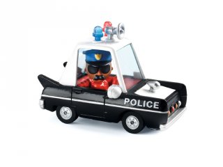 Crazy Motors játékautó Hurry Police, Djeco szerepjáték - 5473 (3-9 év)
