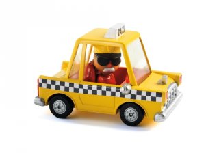 Crazy Motors játékautó Taxi Joe, Djeco szerepjáték - 5479 (3-9 év)