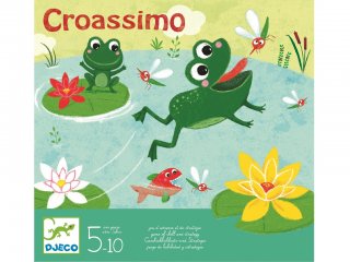 Croassimo (Djeco, 8433, békás ügyességi és taktikai társasjáték, 5-10 év)