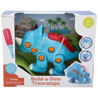Csavarozható Triceratopsz, dínós kreatív játék (3-6 év)