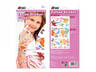 Csillogó tetováló készlet Sellők, kreatív szett (Avenir, 5-10 év)