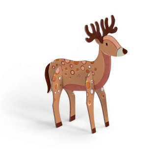 Csináld magad Erdei állatok 3D-ben, Djeco kreatív játék - 8001 (5-10 év)