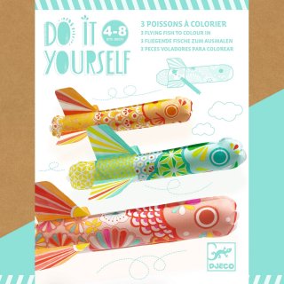Csináld magad! Repülő halak, Djeco kreatív készlet - 7943