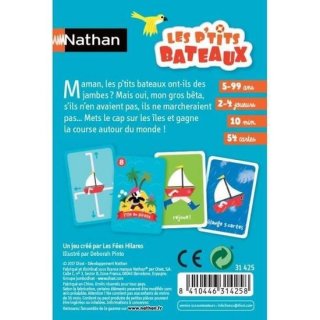 Csónakok futóversenye, Nathan kártyajáték gyerekeknek (5-10 év)