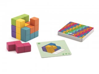 Cubissimo, Térbeli tetris (Djeco, 8477, térbeli logikai játék, 7-99 év)