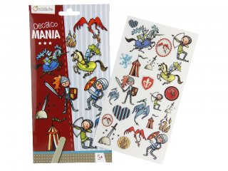 Decalco Mania, Satírozós matrica, Lovagok (Avenue Mandarine, kreatív játék, 5-12 év)