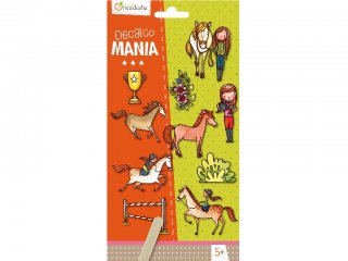 Decalco Mania, Satírozós matrica, Lovas (Avenue Mandarine, kreatív játék, 5-12 év)