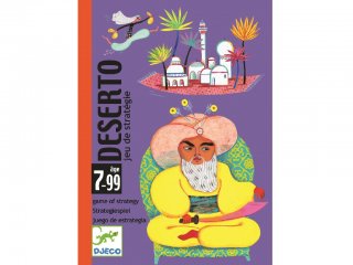 Deserto (Djeco, 5129, kincsrablós stratégiai kártyajáték, 7-99 év)