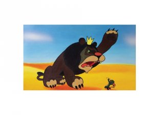 Diafilm, Die Maus und der Löwe (Az egér és az oroszlán németül)